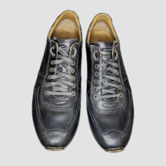 Magnanni Cristian Christian Gray Leather Casual Dress Sneaker Shoe Spain Men 13 - Picture 3 of 13